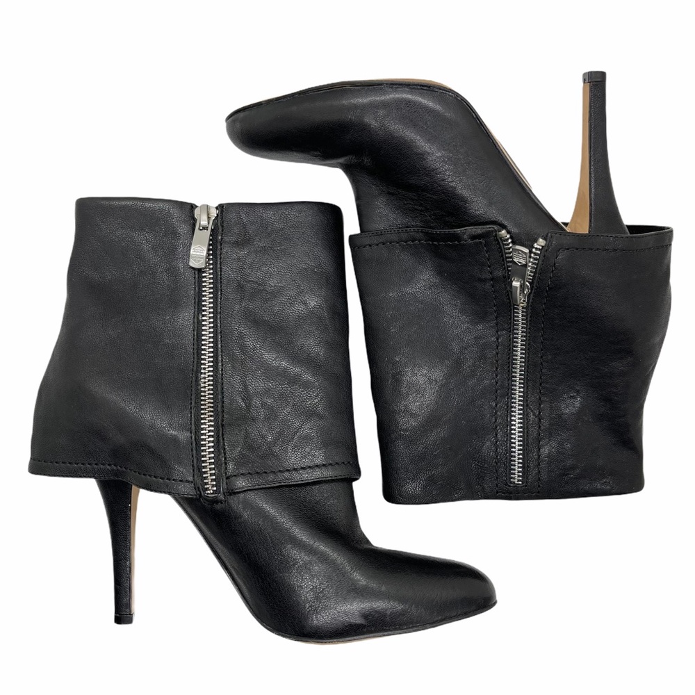 Vince Camino Quale Weathered Leather Ankle Boot